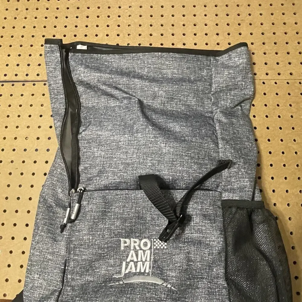 NWOT Nike Elite Sport III Golf Backpack Pro Am Jam Bag Black Heather Roll Top XL